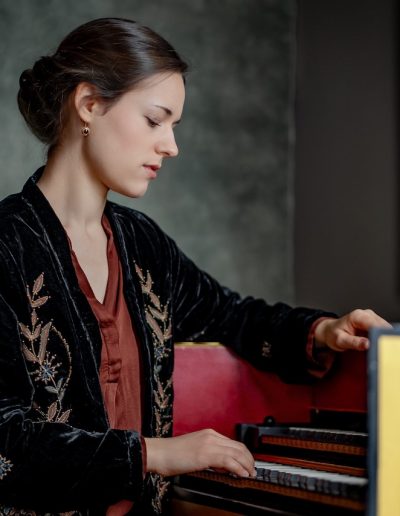 Portrait Kadra Dreizehnter, Cembalo / Harpsichord - Fotograph: Mischa Blank